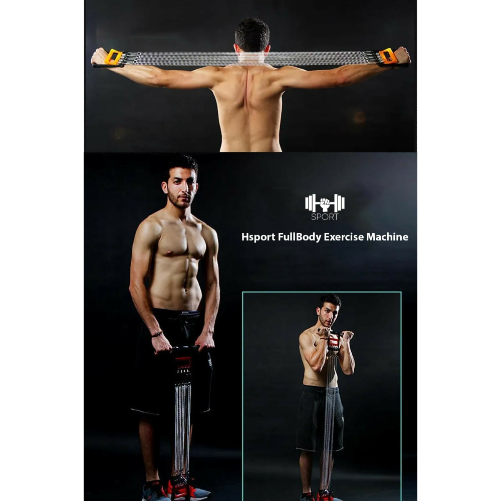 Premium Tüm Vucut Egzersiz Aleti El Bilek Yayı,karın Mekik Aleti,göğüs Sırt Kol Omuz Spor Aleti