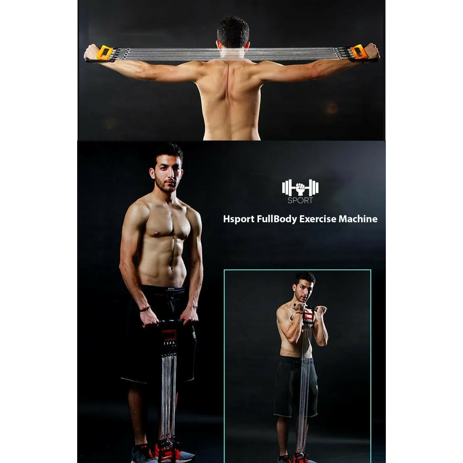 Premium Tüm Vucut Egzersiz Aleti El Bilek Yayı,karın Mekik Aleti,göğüs Sırt Kol Omuz Spor Aleti