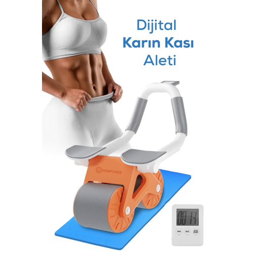 Dirsek Destekli Karın Egzersiz Aleti Ve Dijital Sayaç