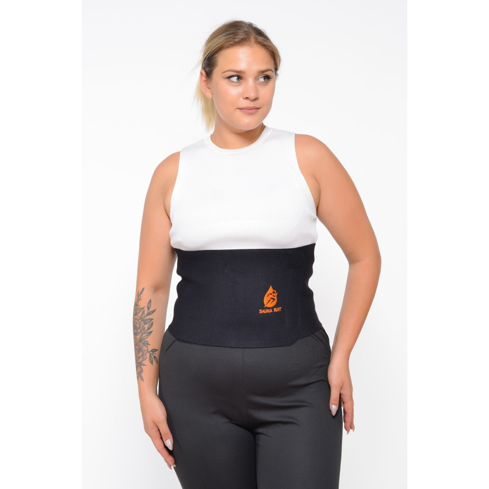 Termal Sauna Unisex Kemer Kemeri Bel Göbek Eritme Terleme Korsesi