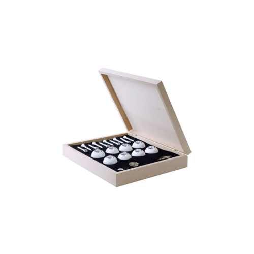 Profesyonel 8 Golf Topu 10 Tee Işaretleyici Ve Şapka Klipsli Ahşap Kutu Golf Seti