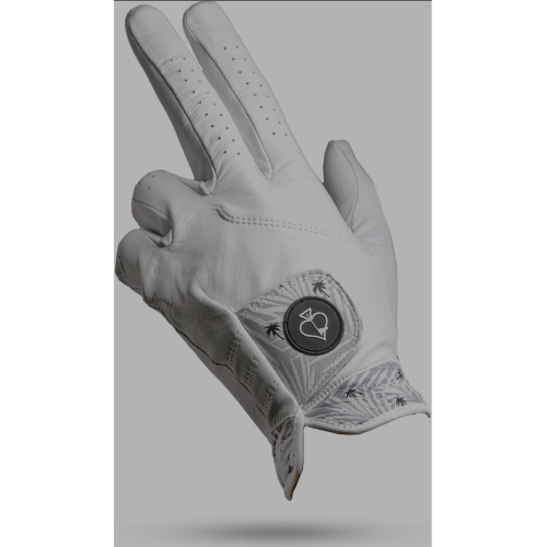 Pins & Aces - Palm Sunday Golf Eldiveni Tasarımı - Premium AAA Cabretta Deri, Erkek ve Kadınlar