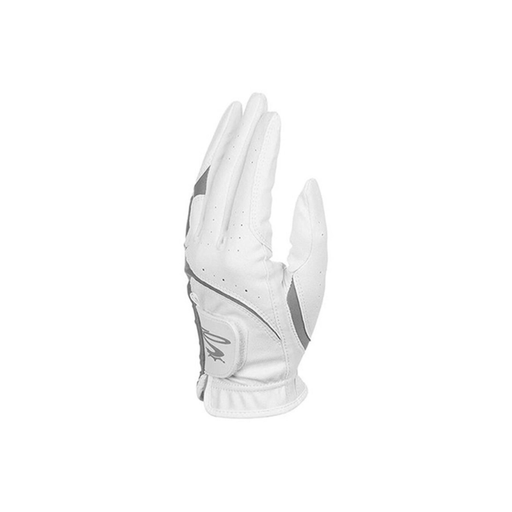 Womens Microgrip Flex Left Hand Glove White-quarry - S Golf Eldiveni
