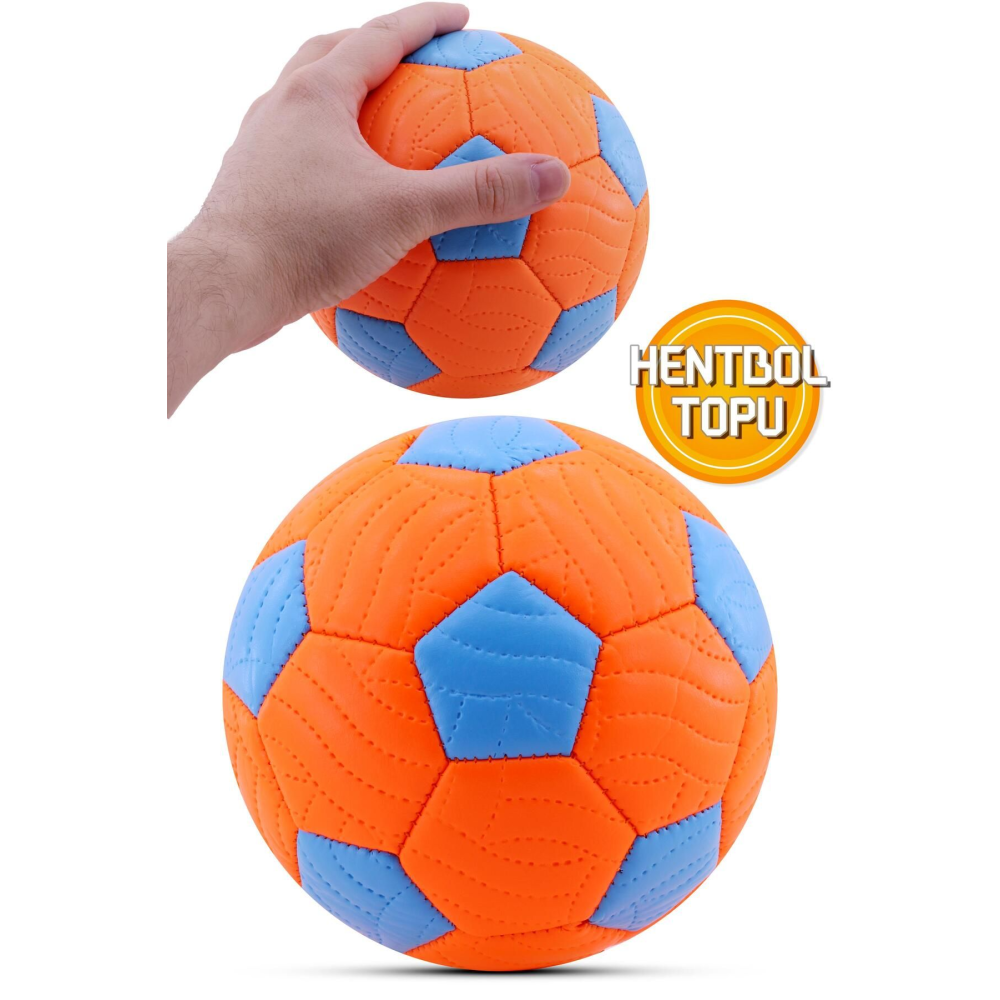 Hentbol Topu Renkli Soft Katman Çocuk Mini Futbol Topu No:1 İç Mekan Minik Top