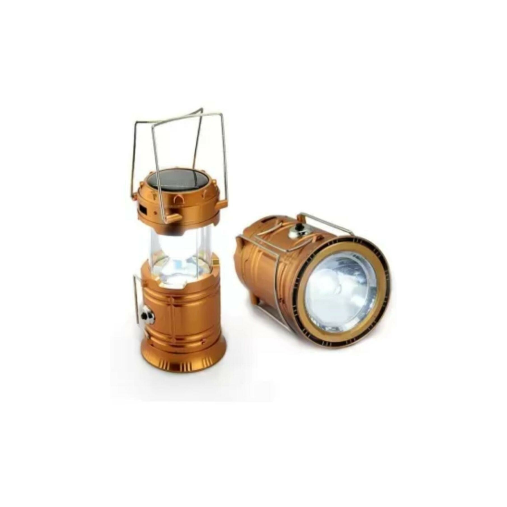 Şarjlı Kamp Lambası Güneş Enerjili Kızaklı Kamp Feneri Led Lamba Işıldak 4.1