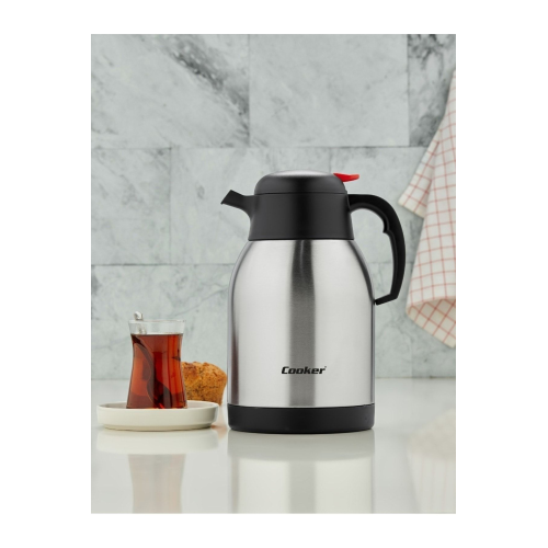 2 Litre Çift Kat Paslanmaz Çelik Termos 12-24 Saat Soğuk, 8-12 Saat Sıcak Tutma