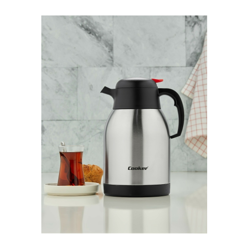 2 Litre Çift Kat Paslanmaz Çelik Termos Ckr2005 ( Piknik Kamp Outdoor Ofis Otel Kafe Okul )