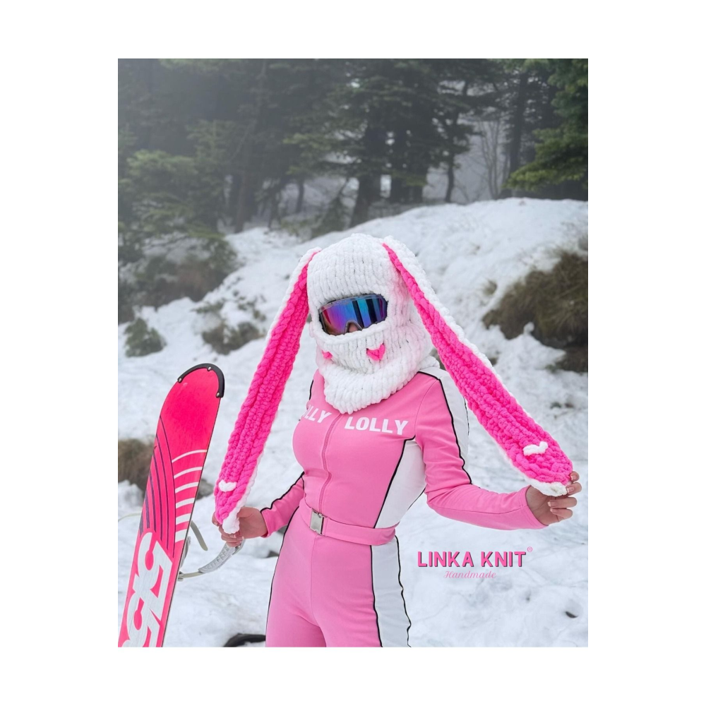 El yapımı, Uzun kulaklı tavşan kayak maskesi, KAYAK KASKI KILIFI