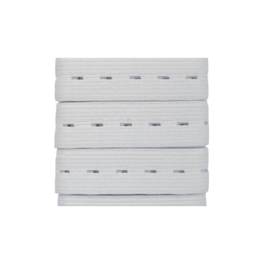 Ilikli Lastik Eni:2cm. Beyaz 2 Metre