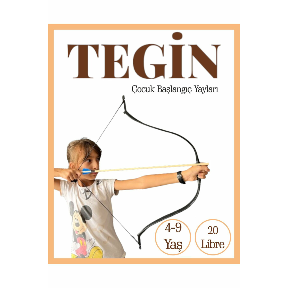 Geleneksel Okçuluk Başlangıç Genç Ok Yay Seti Siyah (3 Ok+ Zihgir+hedef)