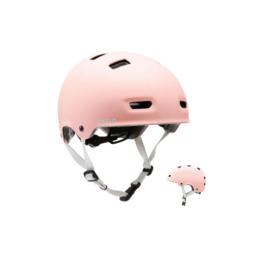 Oxelo Kask - Paten / Kaykay / Scooter - Pembe - Mf500