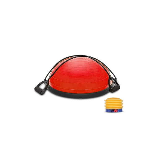T181 Bosu Ball Yarim Denge Topu Pilates Aleti Direnc Lastikli Pompa Dahildir