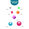 25 cm Dura-Strong Mini Pilates Topu Denge Egzersiz Topu