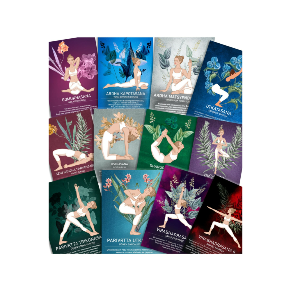 80 Yoga Kartları Destesi