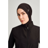 Siyah Tesettür Yüzücü Bone