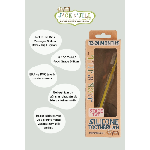 Silikon Diş Fırça 12-24 Ay.