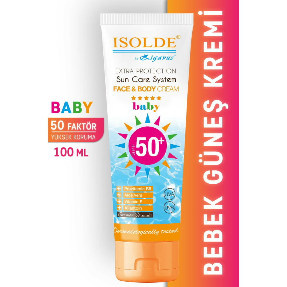 Isolde Bebek Güneş Koruyucu Krem 50+spf 100 ml - Ultra Koruma 8699349138400