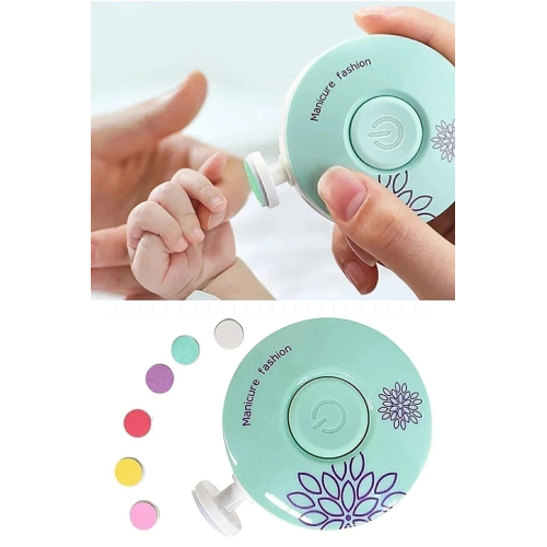 Yenidoğan Manikür Pilli Dönerli Bebek Bakim Tırnak Kesme Ve Törpülme Makinesi