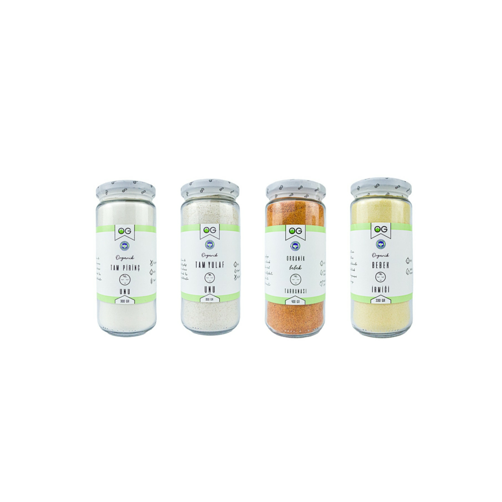 Organik Sertifikalı Bebek Ek Gıda Seti +6 Ay