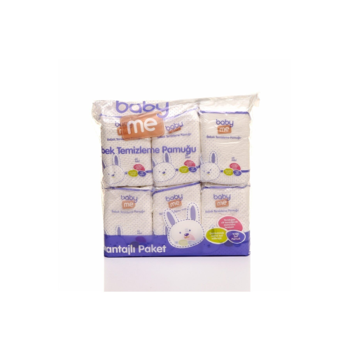 Baby Me Bebek Temizleme Pamuğu 6x60 Adet