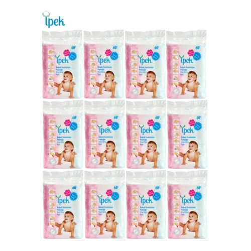Bebek Temizleme Pamuğu 720 Adet (12pk*60)