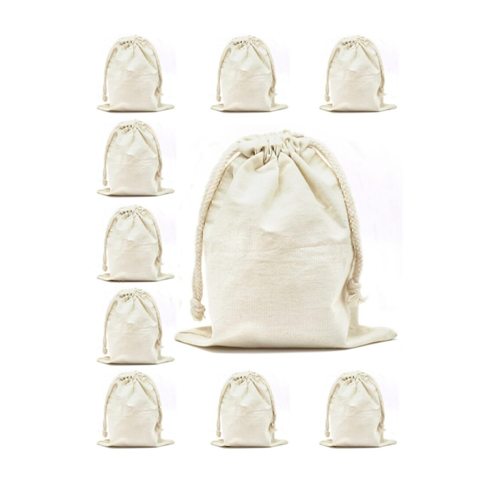 10 Adet 30x40 Hambez Büzgülü Kese Bakliyat Kesesi Kına Düğün Organizer Kese Meyve Sebze Torbası