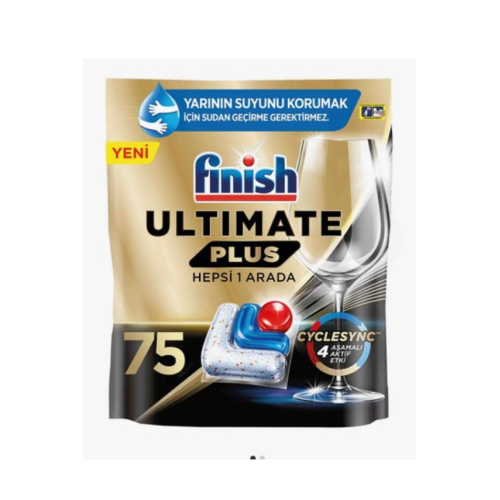 Ultimate Plus 75 Kapsül Bulaşık Makinesi Deterjanı Tableti (1 x 75 Kapsül)