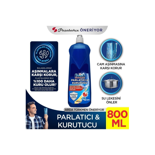 Bulaşık Makinesi  Parlatıcı & Kurutucu   Sıvı Limonlu 800 ml 1 Adet