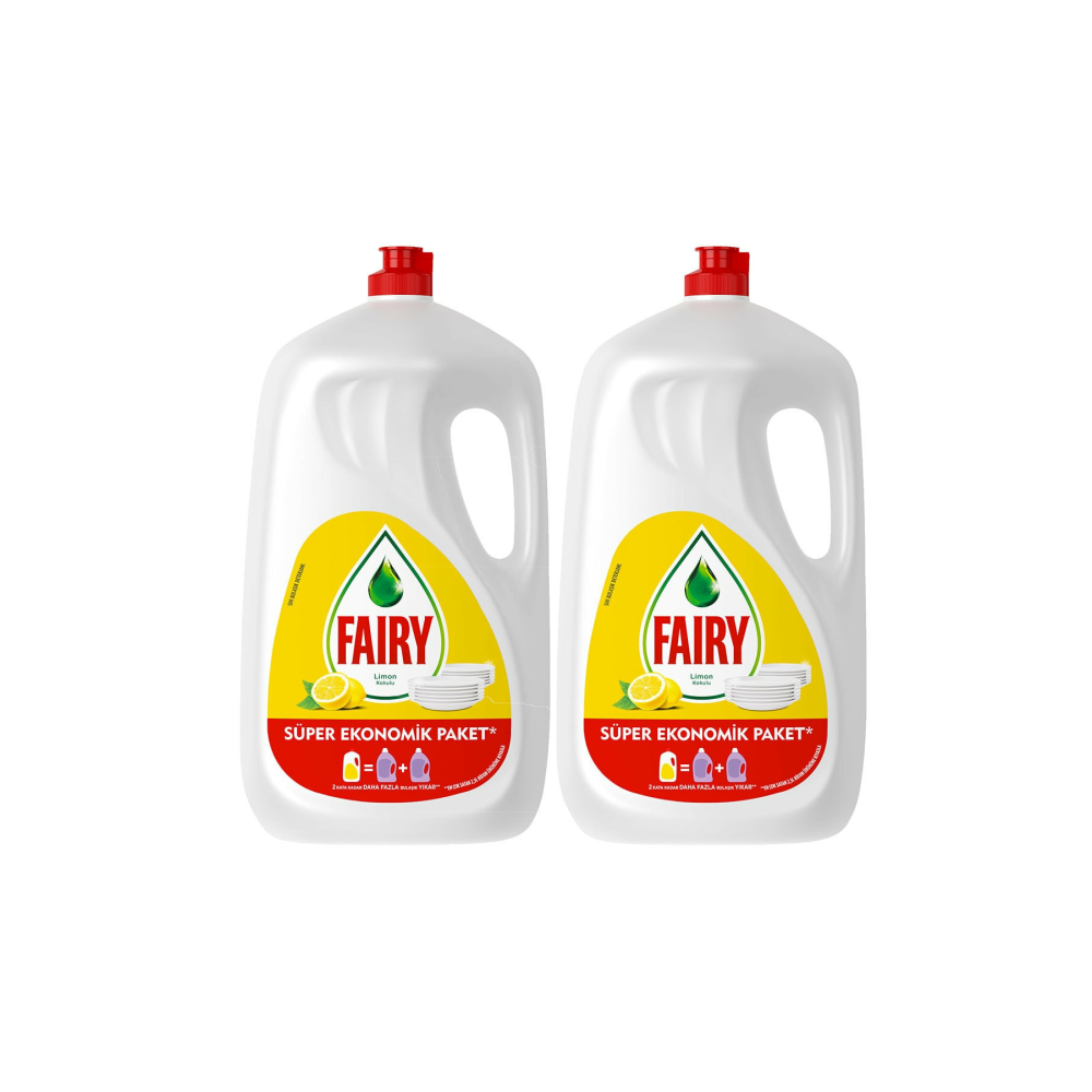 5200 ml ( 2 X 2600 Ml) Limon Sıvı Bulaşık Deterjanı