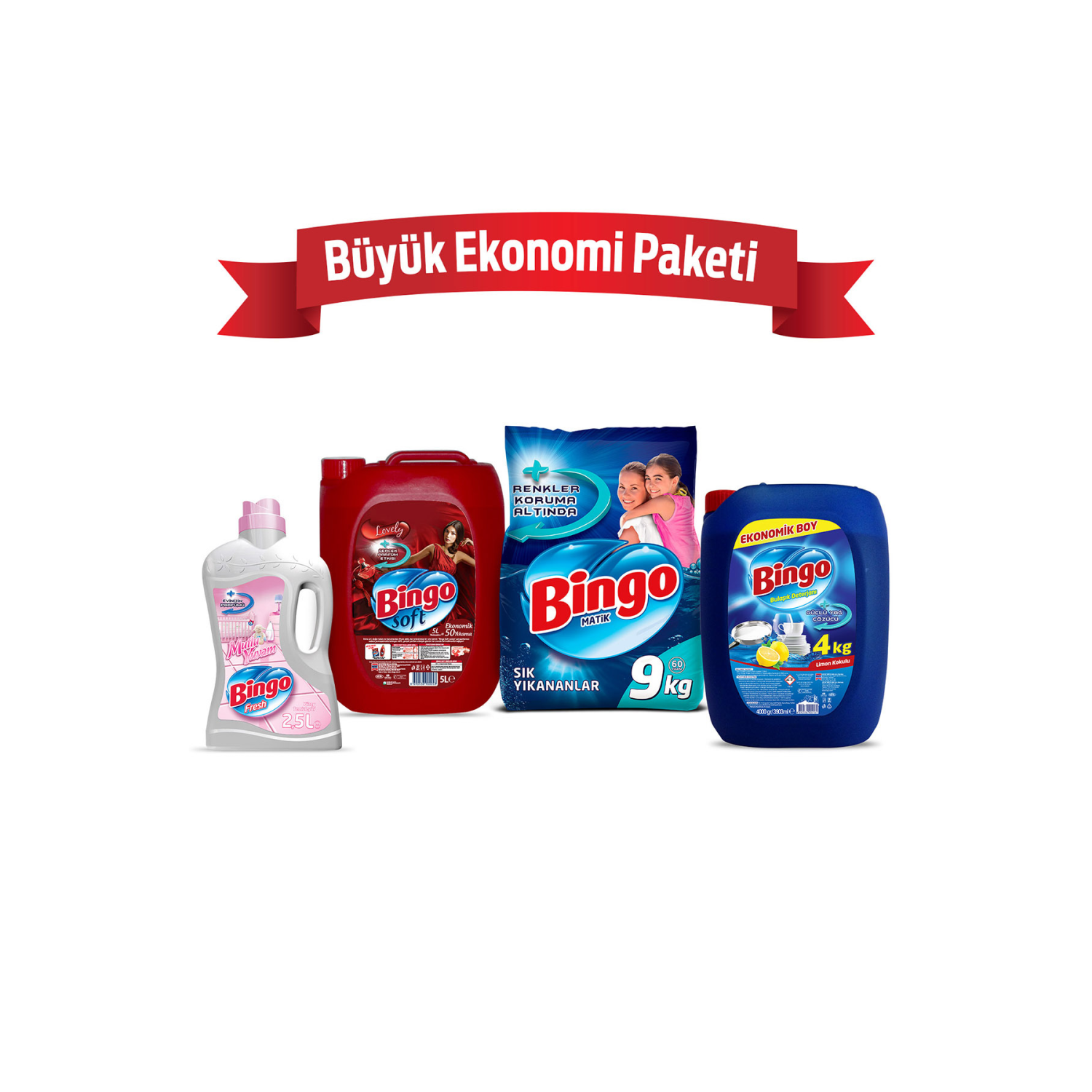 9 Kg Toz Çamaşır Deterjanı Sık Yıkananlar +çamaşır Yumuşatıcısı 5 L Lovely +