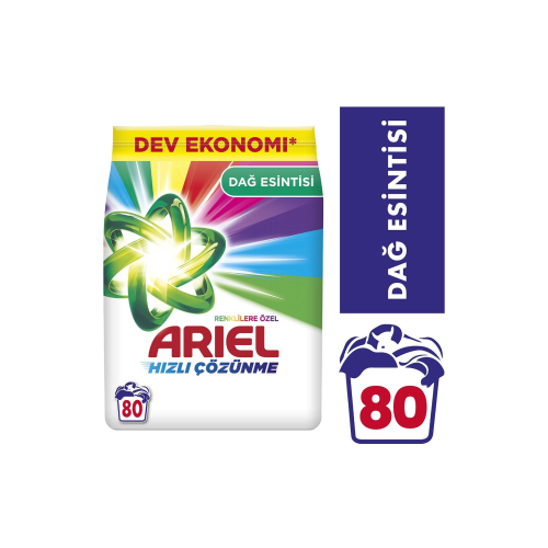 Dağ Esintisi Renklilere Özel 12 Kg Hızlı Çözünme Toz Çamaşır Deterjanı