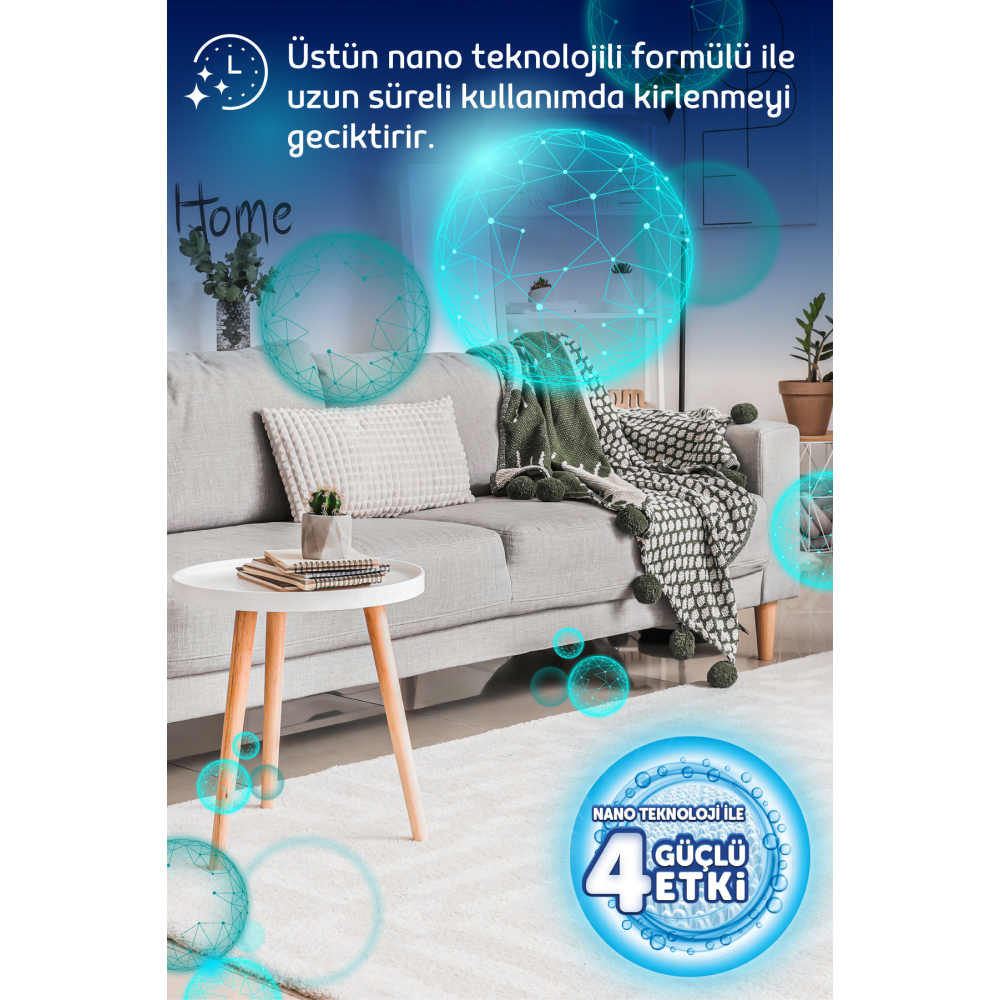 Makine Lavanta Nano Teknolojili Halı Ve Koltuk Şampuanı 10