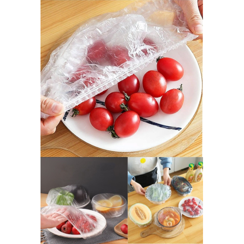 100 Adet Pratik Tazeliği Koruyan Tencere ve Tabak Bonesi | Çok Amaçlı Kapak Gıda Bonesi