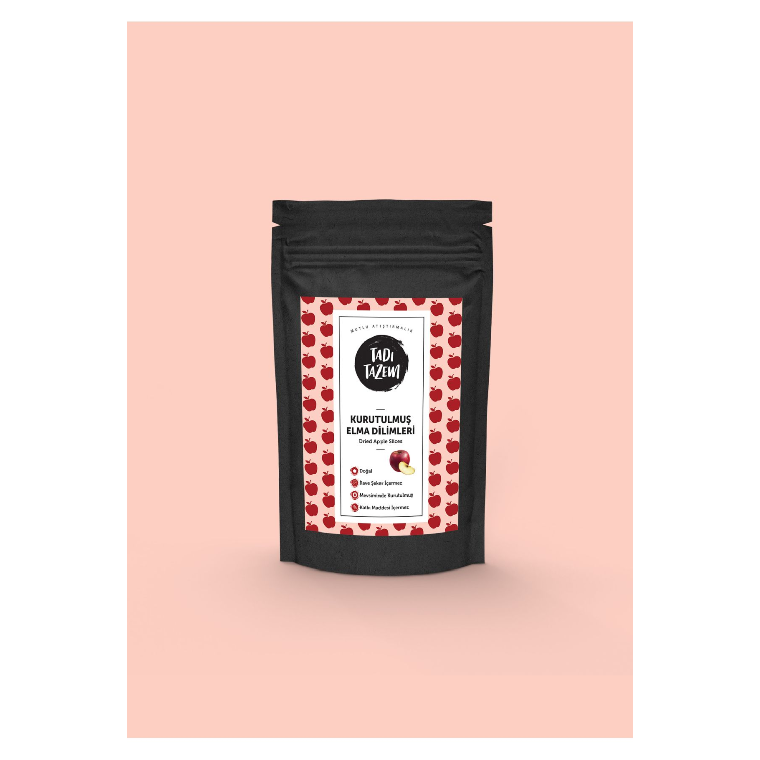 Kurutulmuş Kırmızı Elma Dilimleri 50 Gr. Kuru Elma