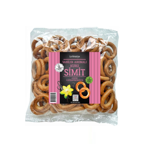 Vanilya Aromalı Kuru Simit (SUSHKI) Sağlıklı Atıştırmalık