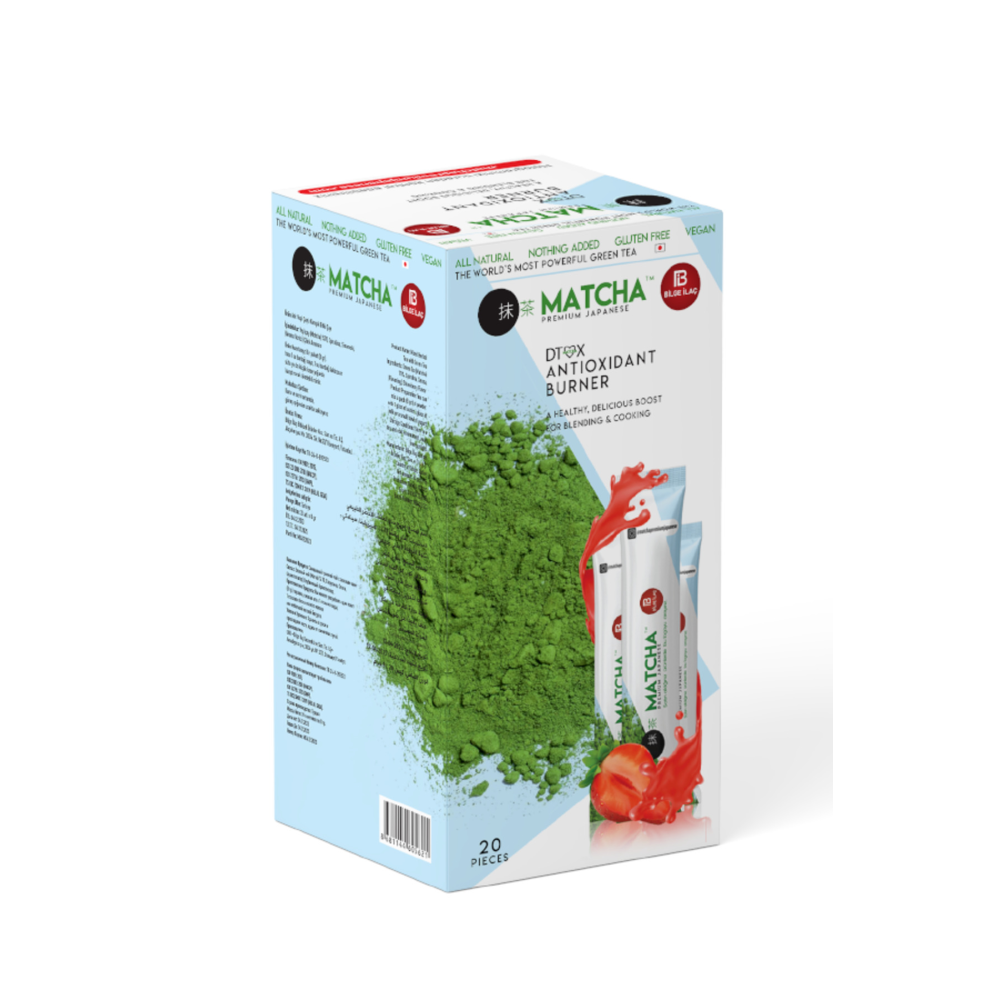 Premium Japanese Çilek Aromalı Detox Burner Form Çayı 1 Kutu