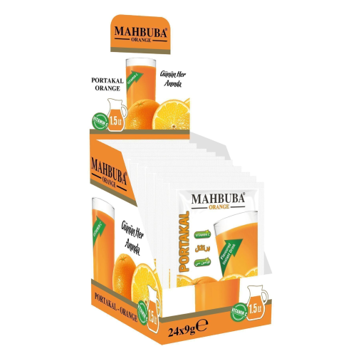 Portakal Aromalı Soğuk Toz Içecek 24x9gr