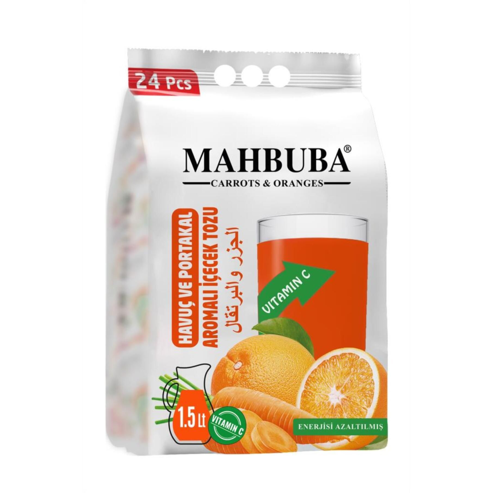 Portakal Havuç Aromalı Soğuk Toz İçecek 24x11.2gr