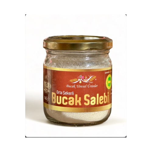 Bucak Salebi 10 Fincan Sıcak Salep / 2 Kg Dondurmalık Hakiki Bucak Salebi + Şeker