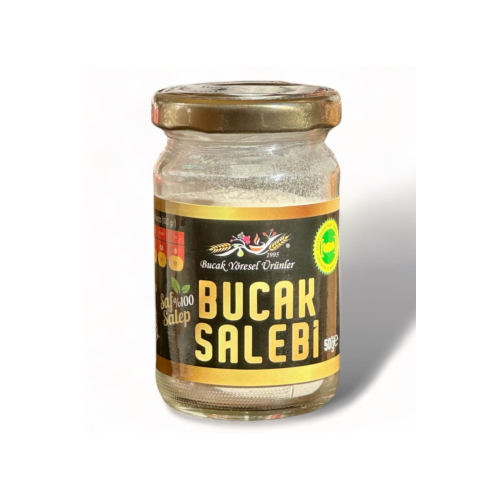 Bucak Salebi 50 G / %100 Doğal Salep, Saf Bucak Sahlebi Sıcak Salep/dondurma Salebi