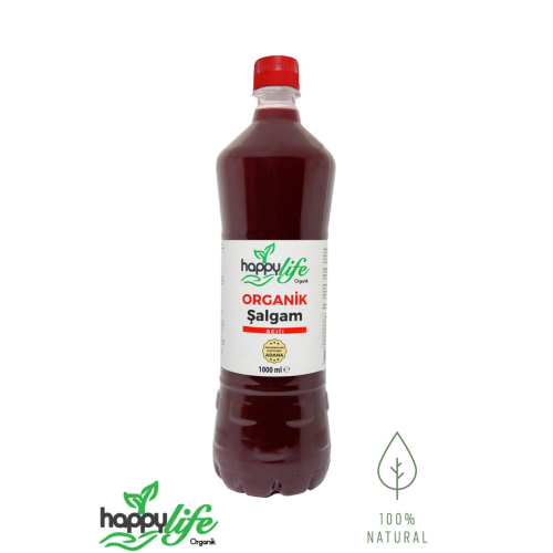 Organik Acılı Şalgam Suyu 1lt