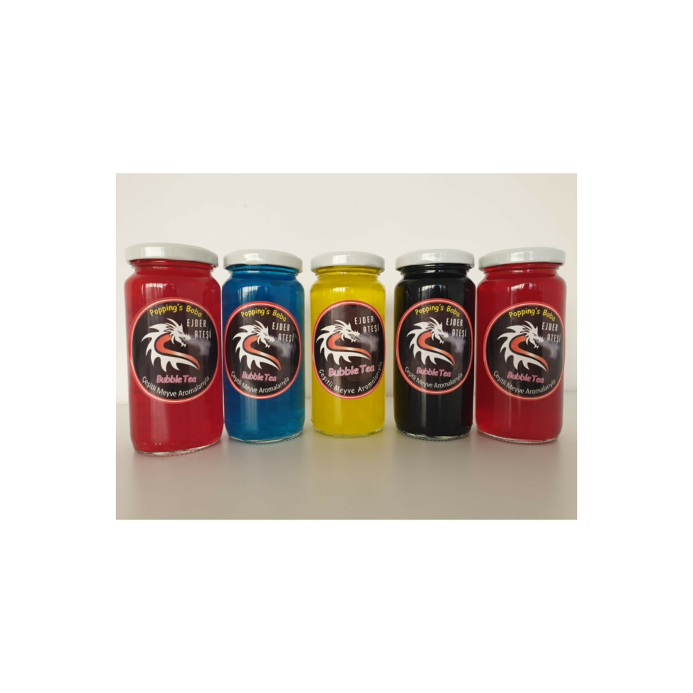 5 Ürün Bir Arada Bubble Tea Incileri 1250 Gr.-popping Boba -bubble Tea -tapyoka Incileri-boba