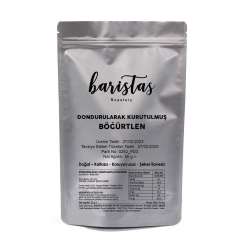Dondurularak Kurutulmuş Böğürtlen 50Gr. / Freeze Dried Berries