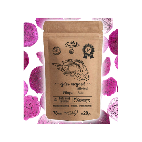 Ejder Meyvesi Meyve Cipsi Üretici Firmadan Dondurularak Kurutulmuş Freeze Dried Çıtır Pitaya