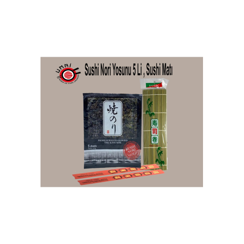 Sushi 5'li Nori Yosunu , Sushi Matı / Suşi Seti