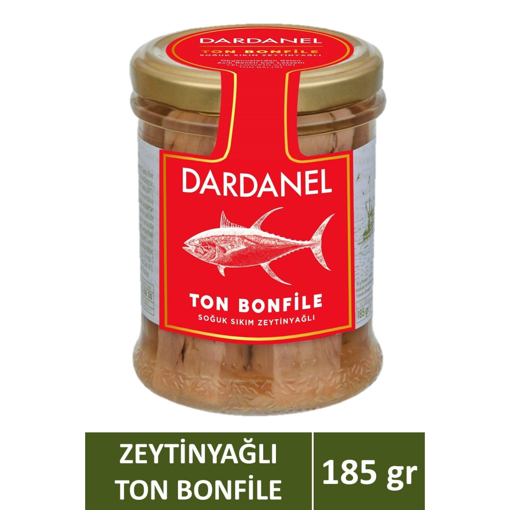 Zeytinyağlı Ton Balığı Fileto Cam Kavanoz