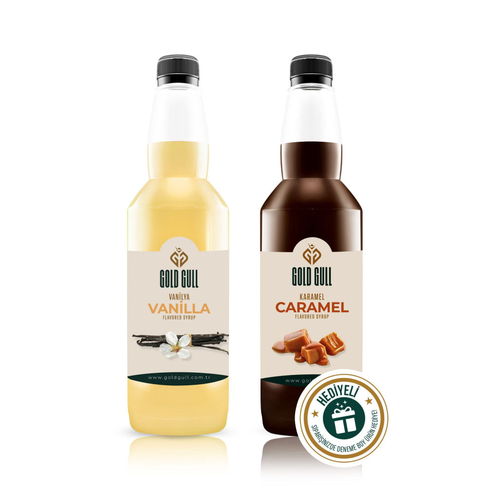 Vanilya & Karamel Aromalı Kahve & Meyve Şurubu 2 X 700 Ml.