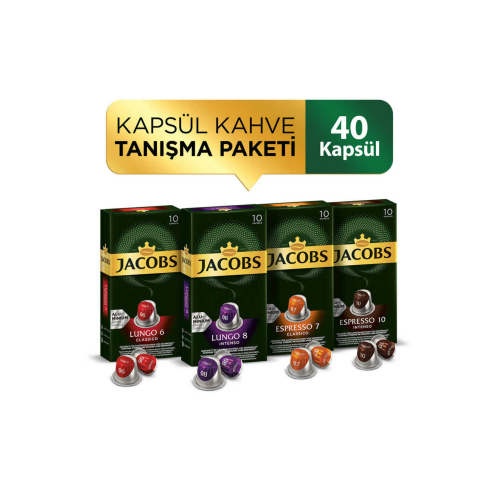 Kapsül Kahve Tanışma Paketi 40 Kapsül