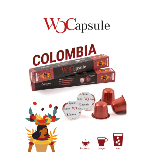 Wocapsule Colombia Nespresso Uyumlu Kapsül Kahve 10'lu Kutu