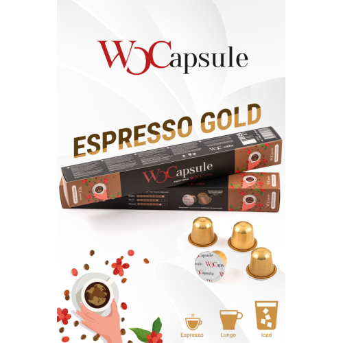 Wocapsule Espresso Gold Nespresso Uyumlu Kapsül Kahve 10'lu Kutu
